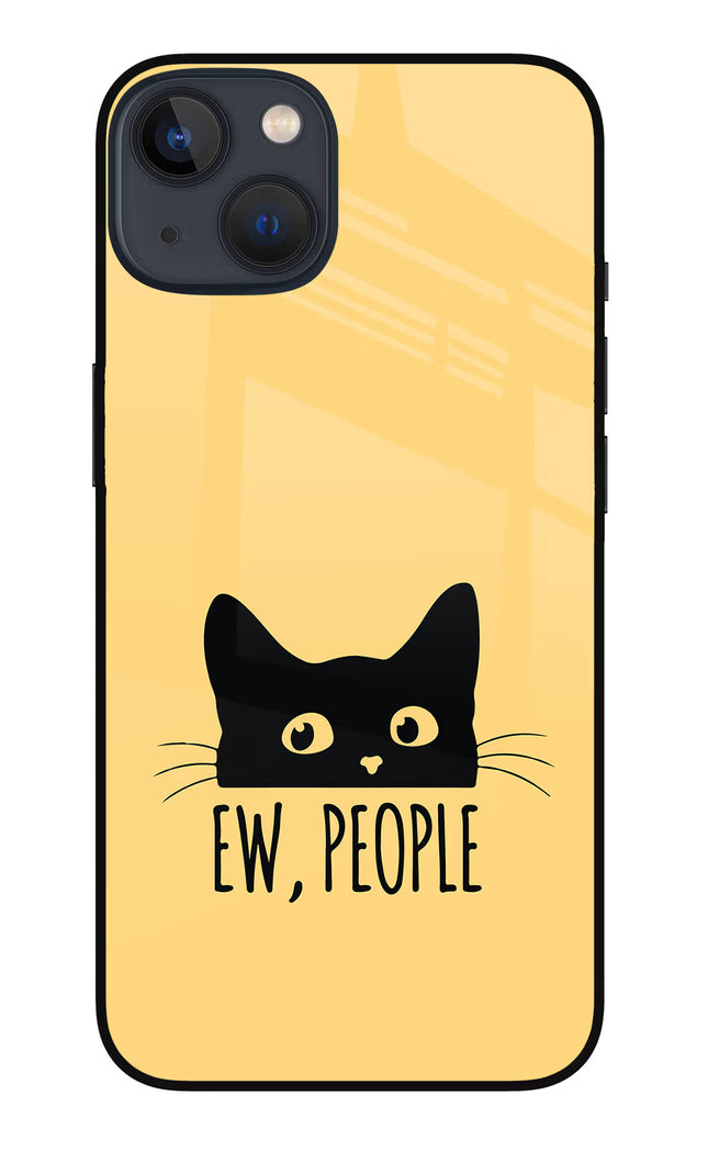 Ew People Catitude iPhone 13 Glass Case