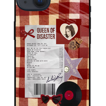 Queen of Disaster iPhone 13 Glass Case