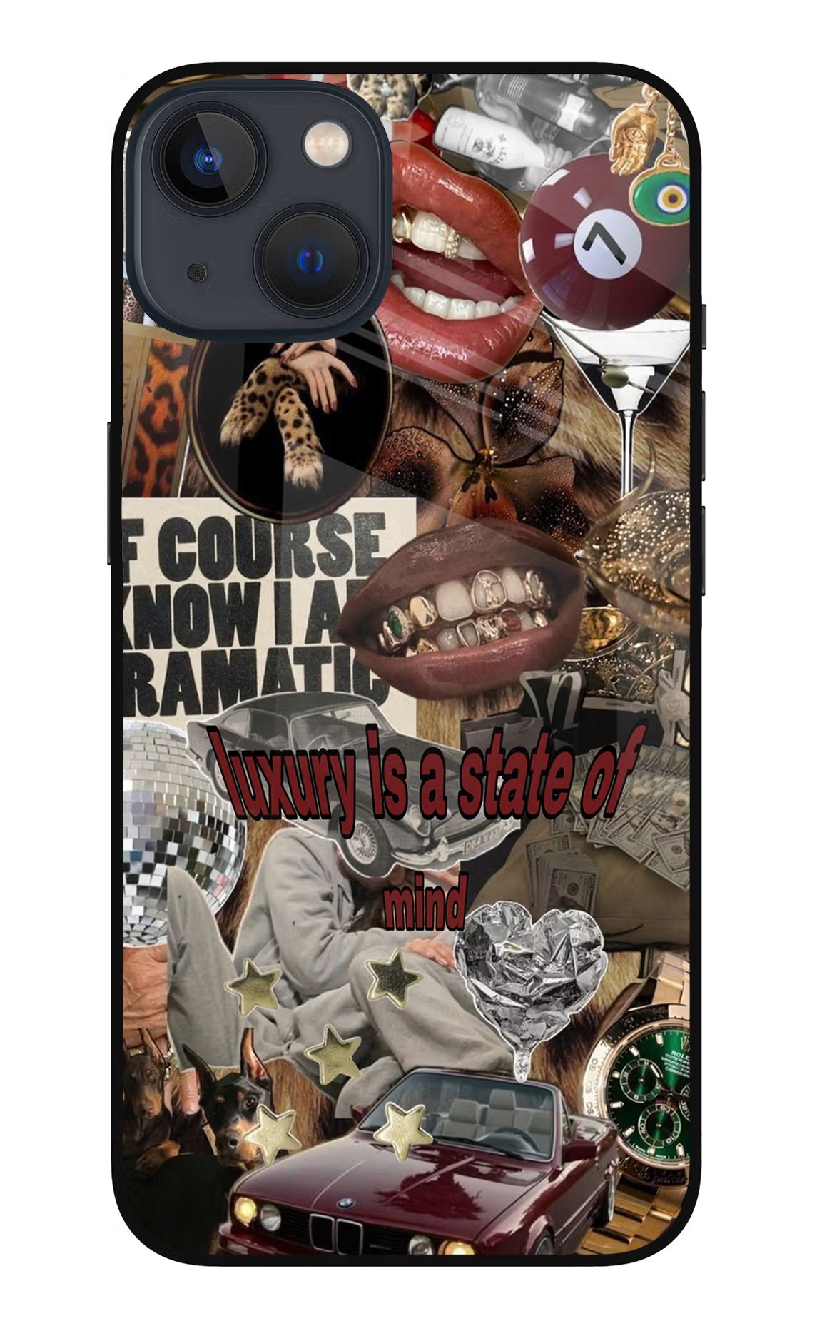 Luxury iPhone 13 Glass Case