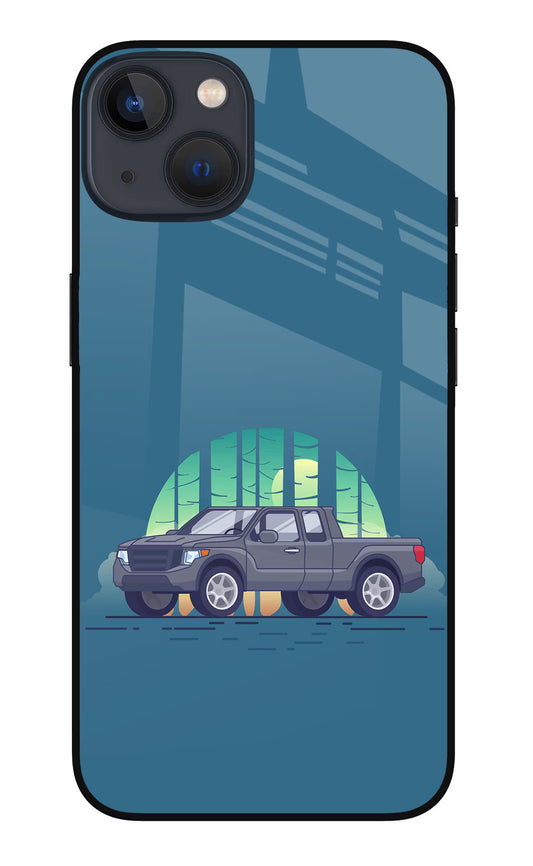 Retro Garage Vibe iPhone 13 Glass Case