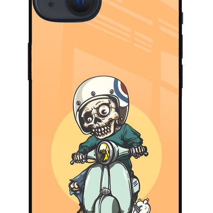 Undead Biker iPhone 13 Glass Case