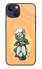 Undead Biker iPhone 13 Glass Case