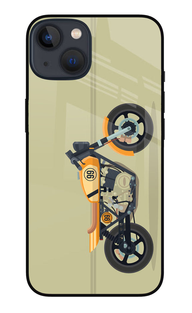 Vertical Speedster iPhone 13 Glass Case