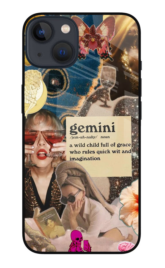 Gemini Zodiac iPhone 13 Glass Case