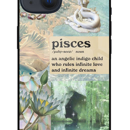 Pisces Zodiac iPhone 13 Glass Case