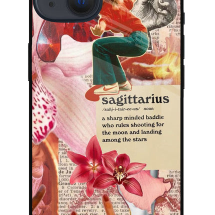 Sagittarius Zodiac iPhone 13 Glass Case