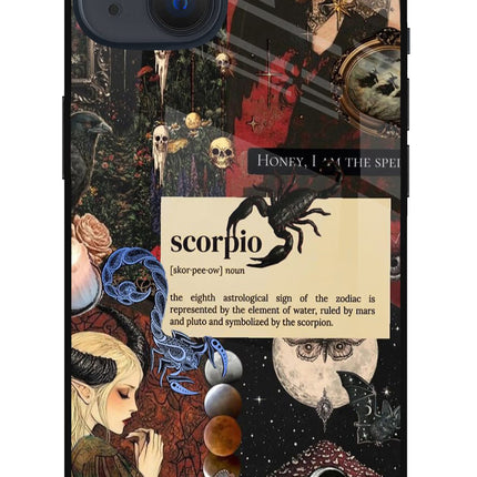 Scorpio Zodiac iPhone 13 Glass Case