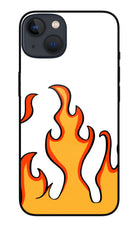 Fired Up – White iPhone 13 Glass Case
