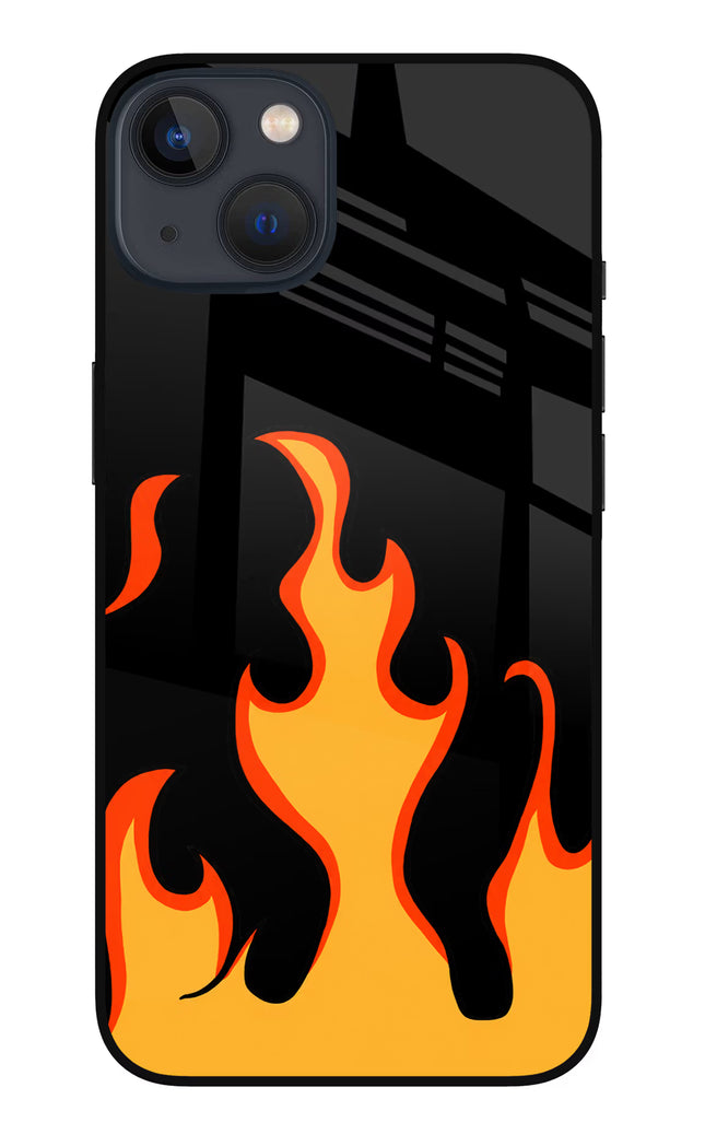 Fired Up – Black iPhone 13 Glass Case
