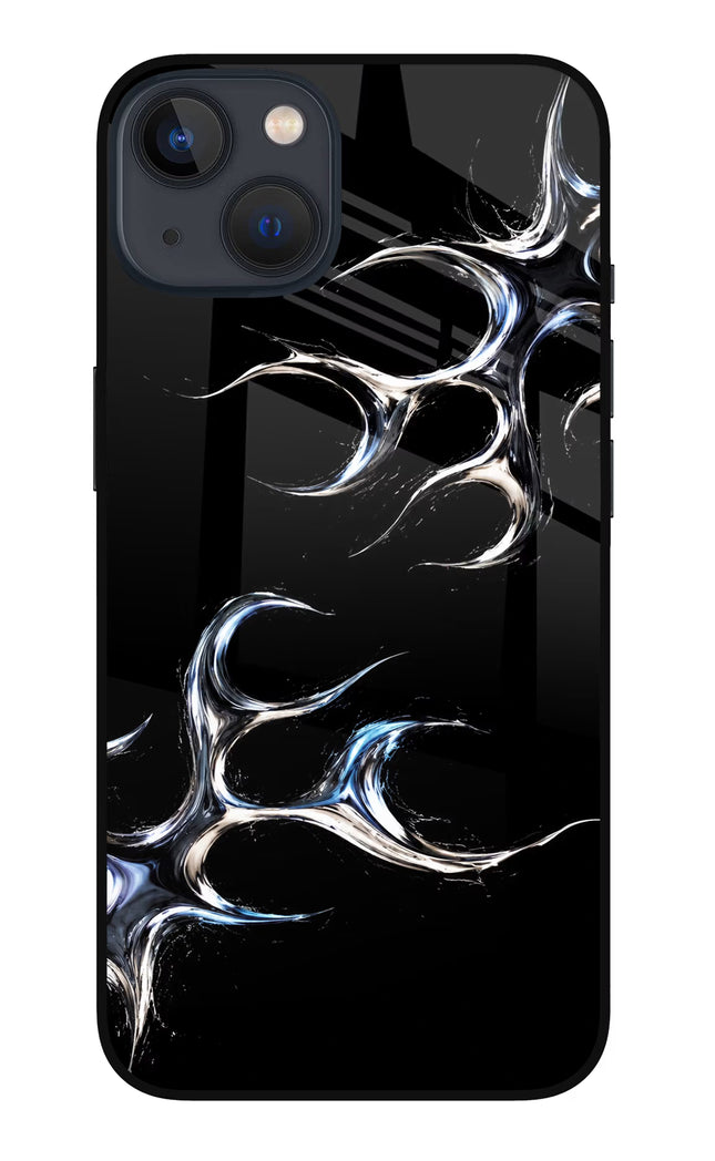 Chrome Tribal iPhone 13 Glass Case