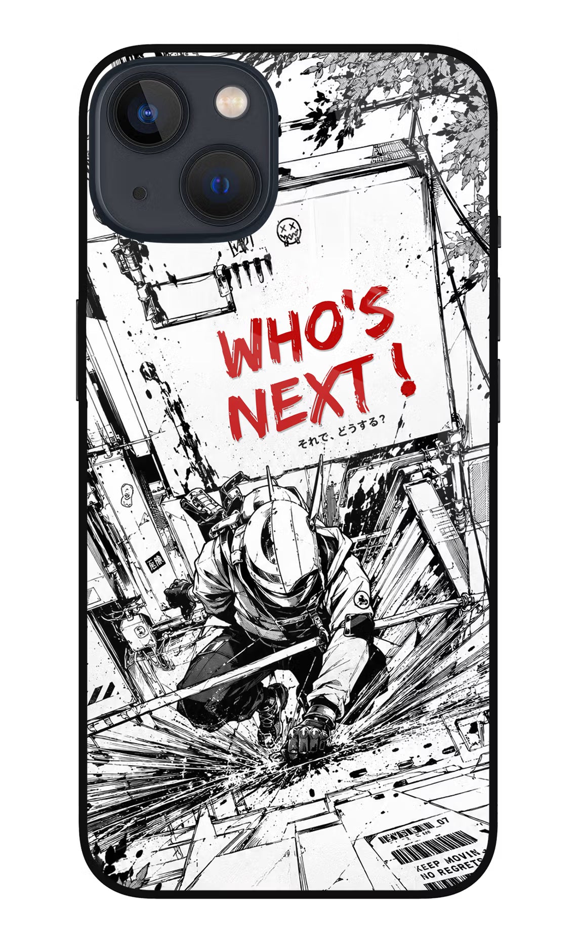 Who's Next iPhone 13 Glass Case Back Cover by Casekaro