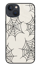 Spider Web iPhone 13 Glass Case