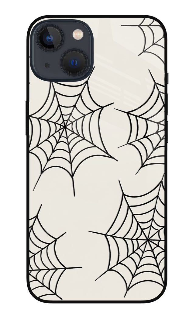 Spider Web iPhone 13 Glass Case