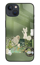 Aesthetic anime iPhone 13 Glass Case