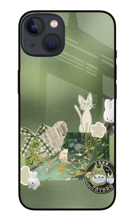 Aesthetic anime iPhone 13 Glass Case