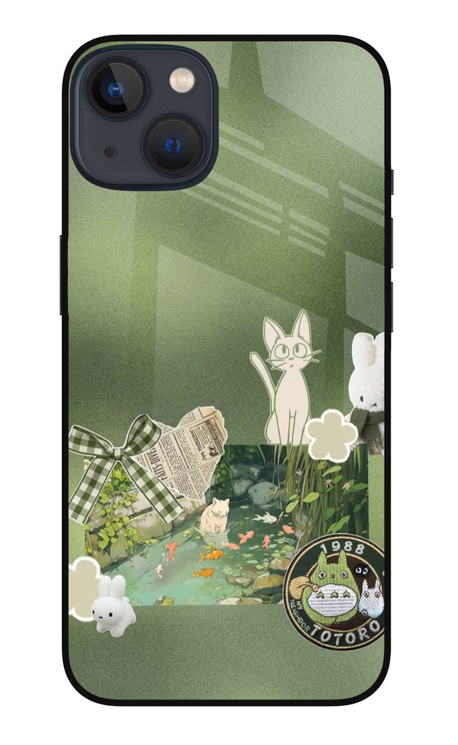 Aesthetic anime iPhone 13 Glass Case