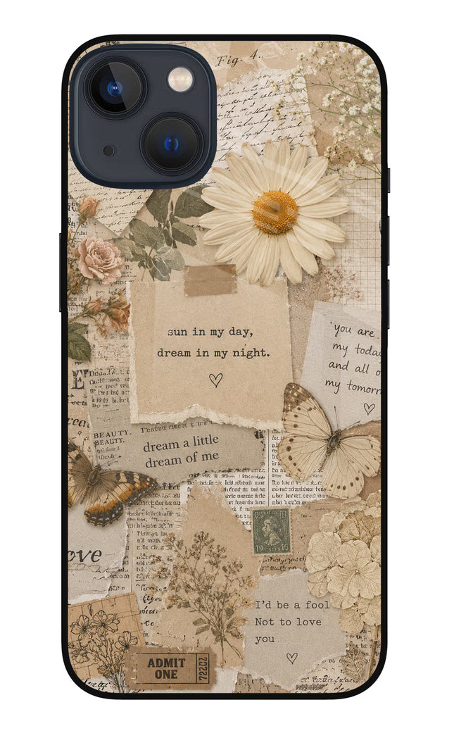 Vintage case iPhone 13 Glass Case