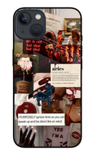 Zodiac Aries iPhone 13 Glass Case