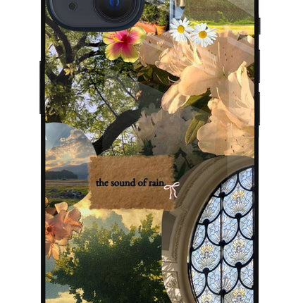 Rain iPhone 13 Glass Case