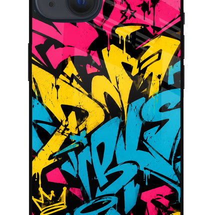 Graffiti Vibe iPhone 13 Glass Case