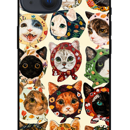 Cool Cat iPhone 13 Glass Case