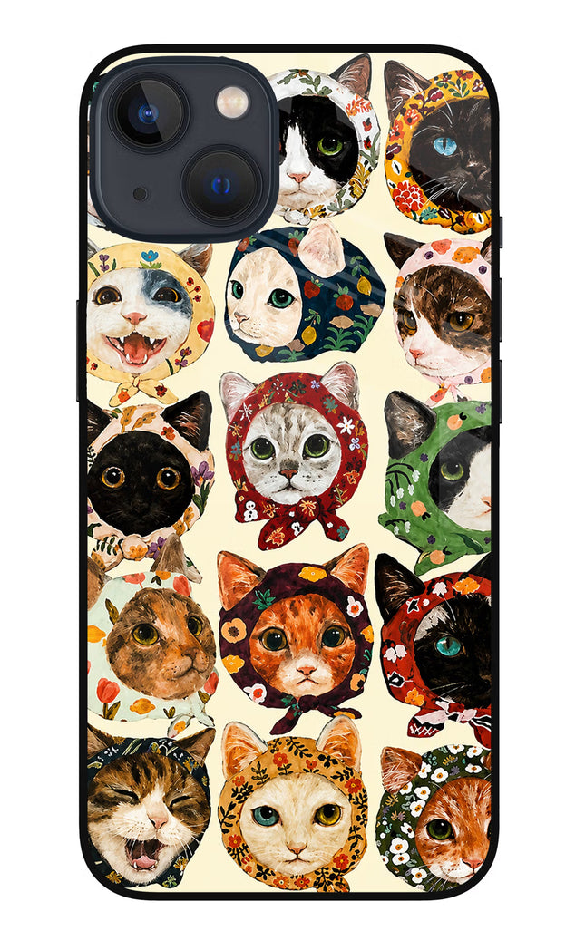 Cool Cat iPhone 13 Glass Case