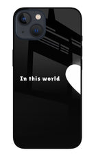 This World iPhone 13 Glass Case