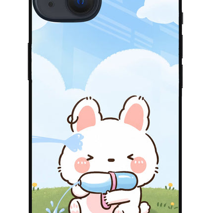 Bunny Treat iPhone 13 Glass Case