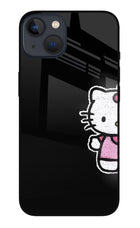 Kitty Charm iPhone 13 Glass Case