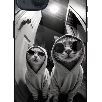 Hood Cats iPhone 13 Glass Case