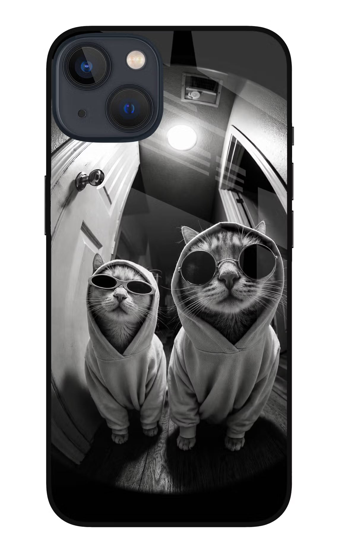 Hood Cats iPhone 13 Glass Case