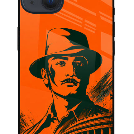 Bhagat Singh Legacy iPhone 13 Glass Case Back Cover by Casekaro