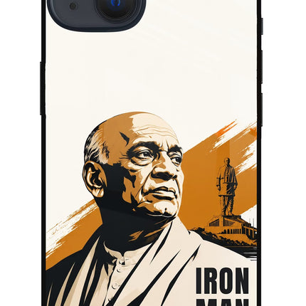Sardar Patel Iron Will iPhone 13 Glass Case Back Cover by Casekaro