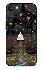 Space Monk iPhone 13 Glass Case