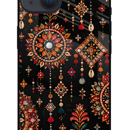 Boho Noir iPhone 13 Glass Case