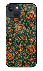 Green Pataka iPhone 13 Glass Case