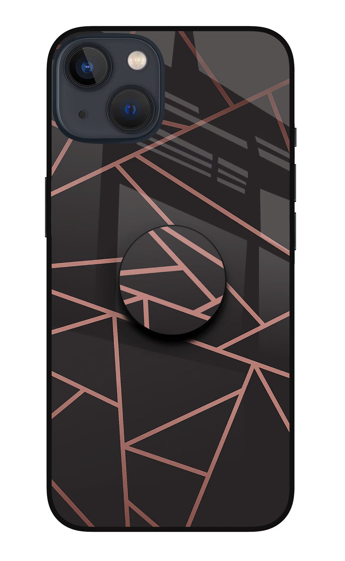 Geometric Pattern iPhone 13 Glass Case