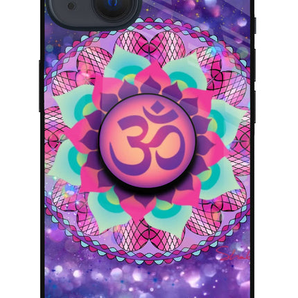 Om Purple iPhone 13 Pop Case by Casekaro