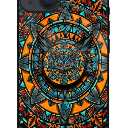 Angry Owl iPhone 13 Glass Case