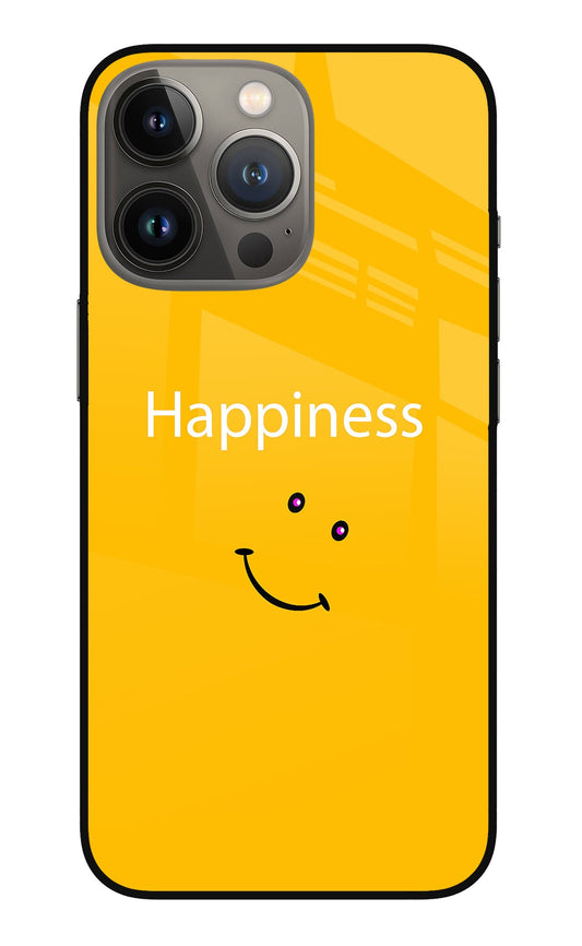 Happiness With Smiley iPhone 13 Pro Glass Case