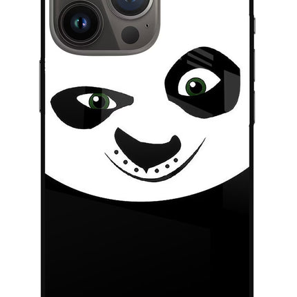 Panda iPhone 13 Pro Glass Case Back Cover by Casekaro