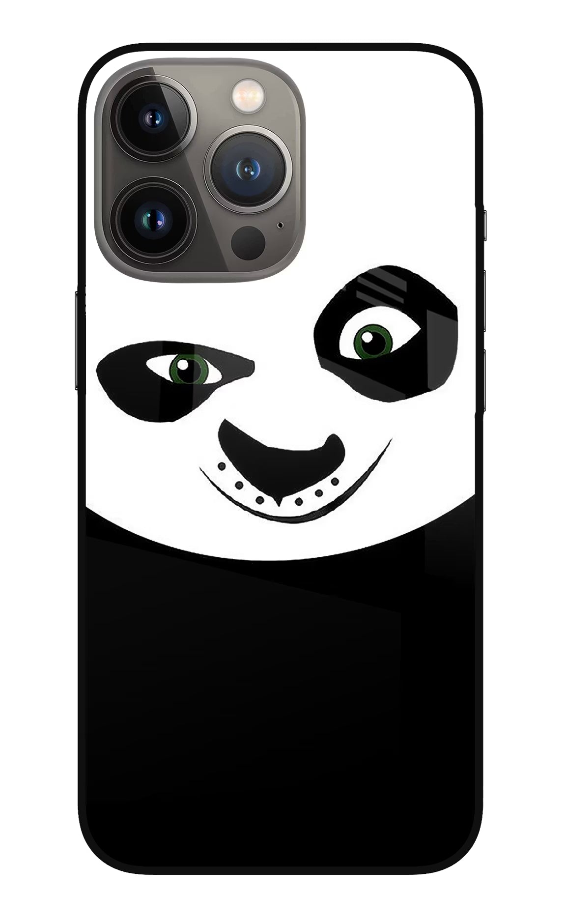 Panda iPhone 13 Pro Glass Case Back Cover by Casekaro