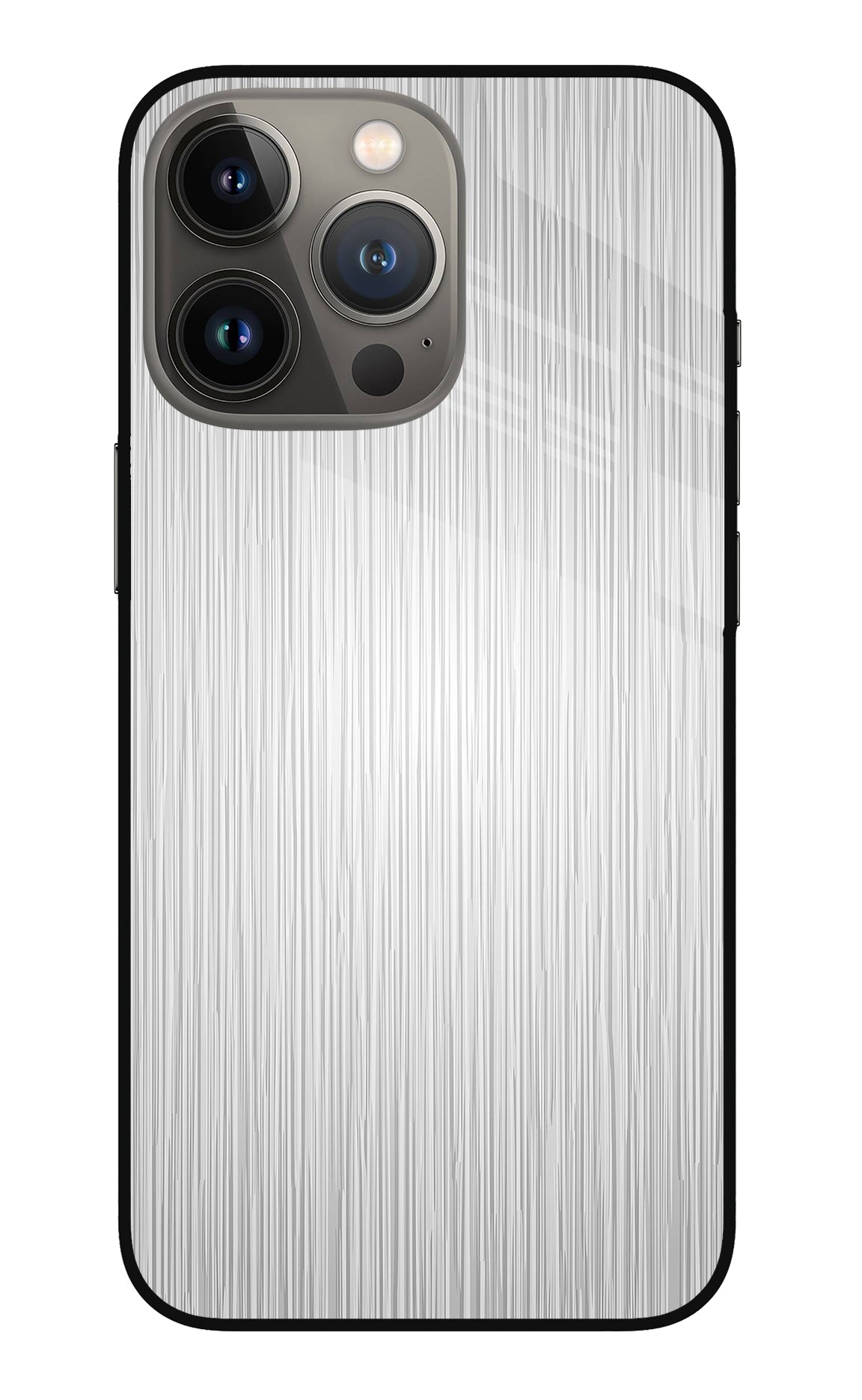 Wooden Grey Texture iPhone 13 Pro Back Cover