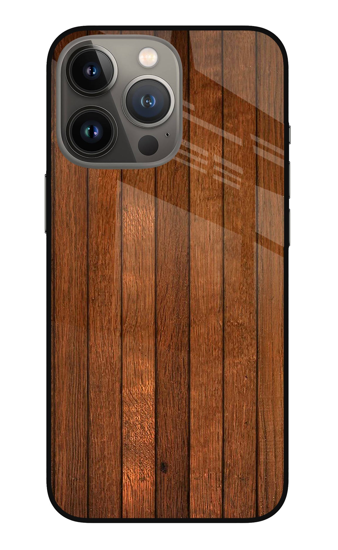 Wooden Artwork Bands iPhone 13 Pro Back Cover