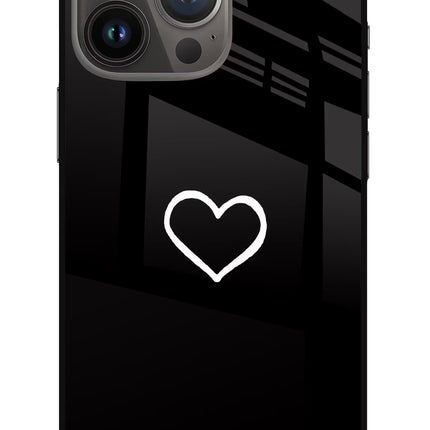 Heart iPhone 13 Pro Glass Case Back Cover by Casekaro
