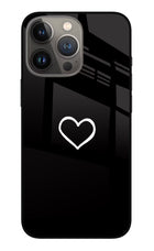 Heart iPhone 13 Pro Glass Case Back Cover by Casekaro