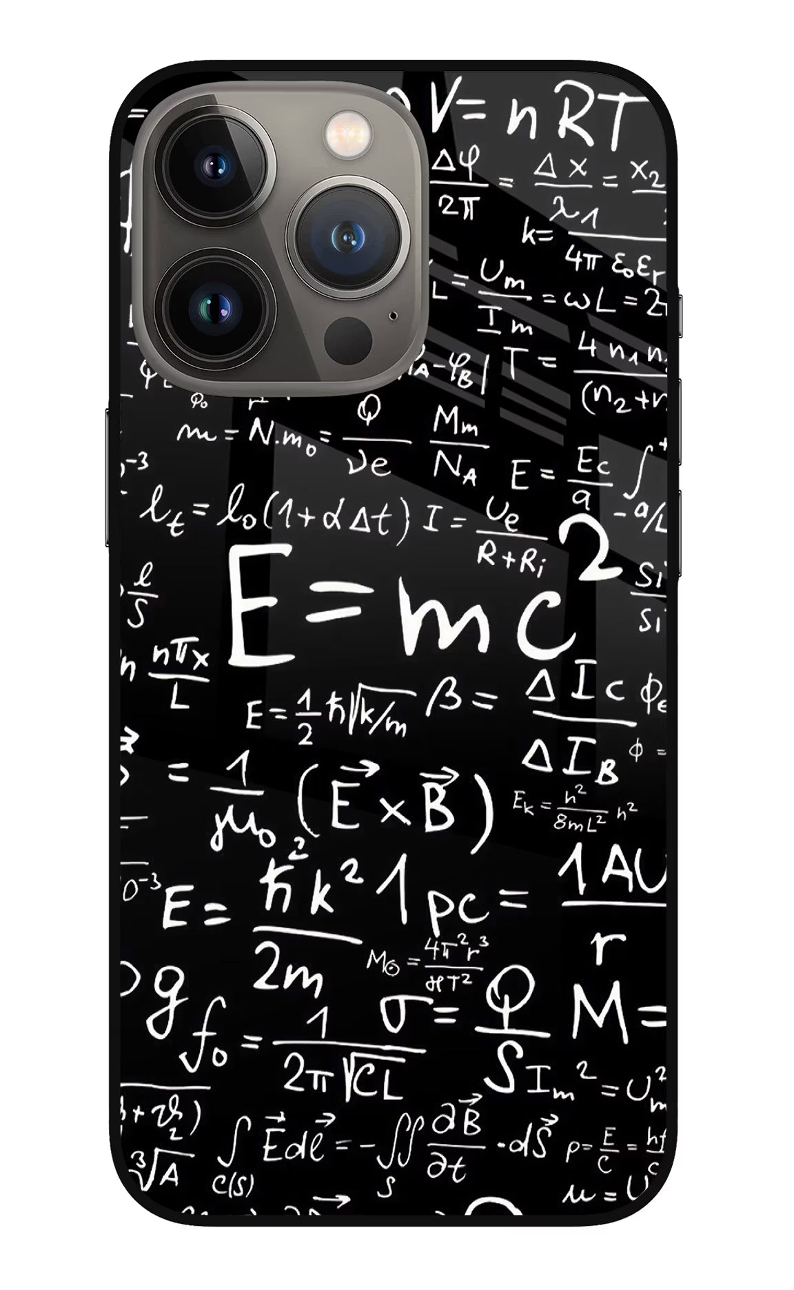 Physics Formula iPhone 13 Pro Glass Case Back Cover by Casekaro