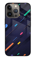 Abstract Design iPhone 13 Pro Glass Case Back Cover by Casekaro