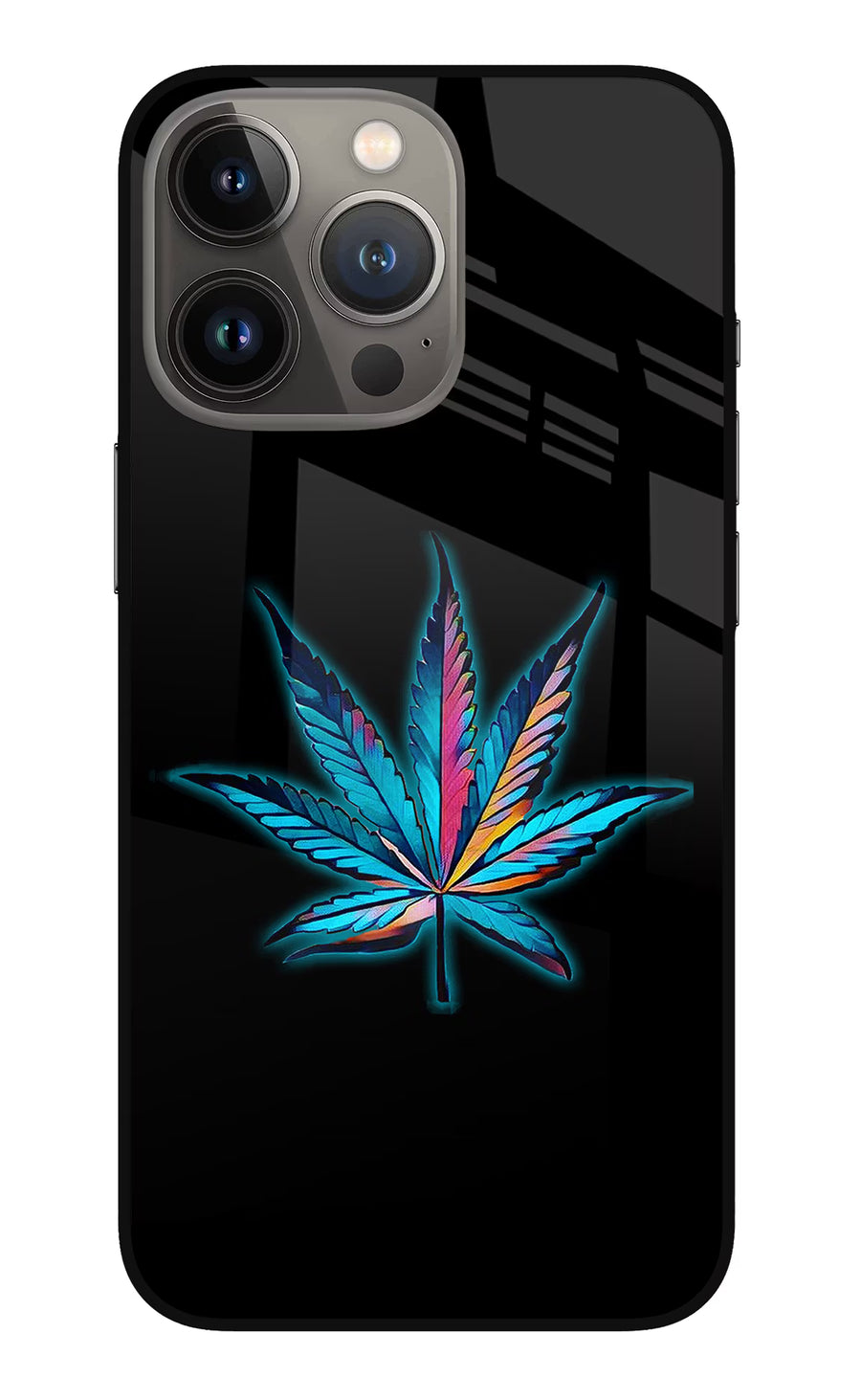 Weed iPhone 13 Pro Back Cover, Metal case