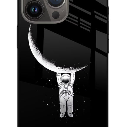 Moon Space iPhone 13 Pro Glass Case